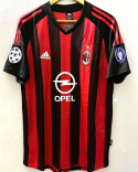 Koszulka Piłkarska AC Milan 2002/2003 Home Retro, Shevchenko, Maldini, Seedorf Koszulka Piłkarska AC Milan 2002/2003 Home Retro, Shevchenko, Maldini, Seedorf