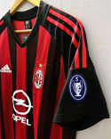 Koszulka Piłkarska AC Milan 2002/2003 Home Retro, Shevchenko, Maldini, Seedorf Koszulka Piłkarska AC Milan 2002/2003 Home Retro, Shevchenko, Maldini, Seedorf