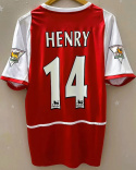 Koszulka Piłkarska Arsenal Londyn 2003/2004 Home Retro, Henry, Bergkamp Koszulka Piłkarska Arsenal Londyn 2003/2004 Home Retro, Henry, Bergkamp
