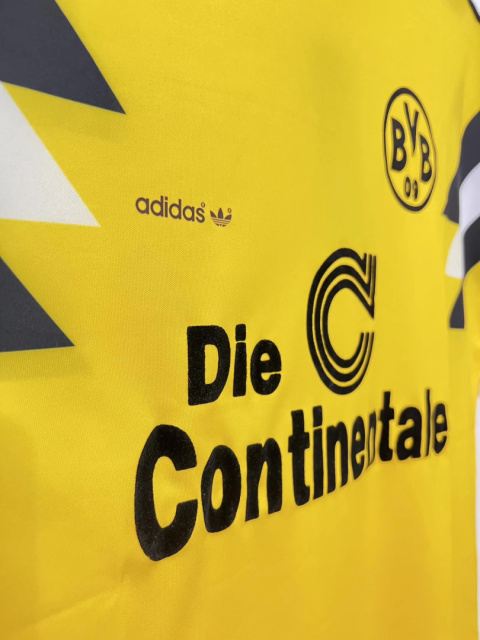 Koszulka Piłkarska Borussia Dortmund 1989/1990 Home Retro, Moller Koszulka Piłkarska Borussia Dortmund 1989/1990 Home Retro, Moller