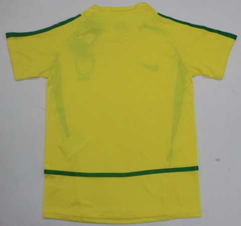 Piłkarski Komplet Strój Dziecięcy Brazylia 2002 MŚ Retro, Ronaldo, Ronaldinho Piłkarski Komplet Strój Dziecięcy Brazylia 2002 MŚ Retro, Ronaldo, Ronaldinho