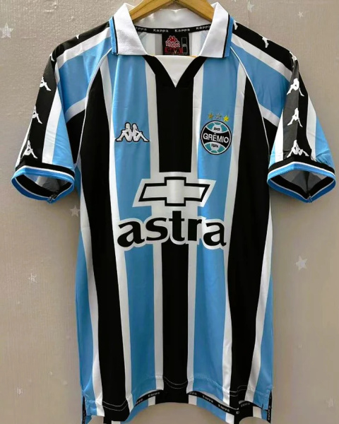 Koszulka Piłkarska Gremio 2000 Retro, Ronaldinho Koszulka Piłkarska Gremio 2000 Retro, Ronaldinho