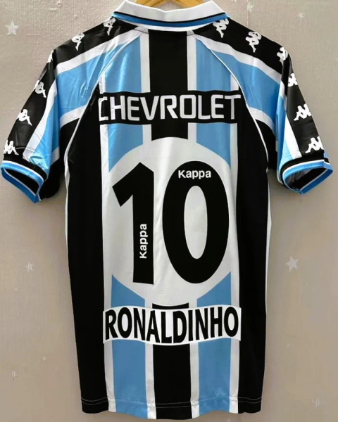 Koszulka Piłkarska Gremio 2000 Retro, Ronaldinho Koszulka Piłkarska Gremio 2000 Retro, Ronaldinho