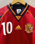Koszulka Piłkarska Hiszpania 1998, RAUL, MORIENTES Koszulka Piłkarska Hiszpania 1998, RAUL, MORIENTES