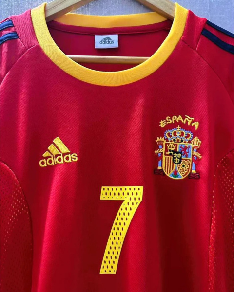 Koszulka Piłkarska HISZPANIA 2002 Home RETRO, RAUL Koszulka Piłkarska HISZPANIA 2002 Home RETRO, RAUL