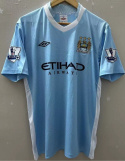 Koszulka Piłkarska Manchester City 2011/2012 Home Retro, Aguero, Nasri Koszulka Piłkarska Manchester City 2011/2012 Home Retro, Aguero, Nasri