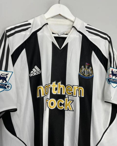 Koszulka Piłkarska Newcastle United 2005/2006 Home Retro, Shearer, Owen Koszulka Piłkarska Newcastle United 2005/2006 Home Retro, Shearer, Owen