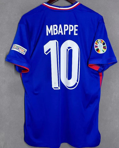 Koszulka Piłkarska Francja Euro 2024 Home, Mbappe Koszulka Piłkarska Francja Euro 2024 Home, Mbappe