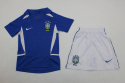 Piłkarski Komplet Strój Dziecięcy Brazylia 2002 Away MŚ Retro, Ronaldo, Ronaldinho Piłkarski Komplet Strój Dziecięcy Brazylia 2002 Away MŚ Retro, Ronaldo, Ronaldinho