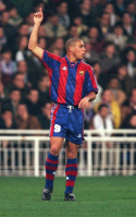 Piłkarski Komplet Strój Dziecięcy FC Barcelona 1996/1997 Home Retro