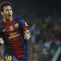 Piłkarski Komplet Strój Dziecięcy FC Barcelona 2012/2013 Home Retro