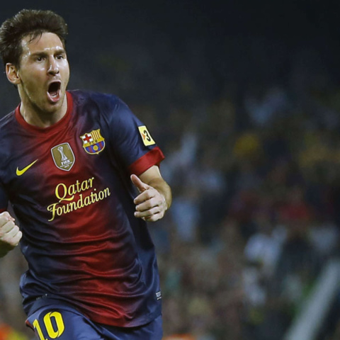 Piłkarski Komplet Strój Dziecięcy FC Barcelona 2012/2013 Home Retro Piłkarski Komplet Strój Dziecięcy FC Barcelona 2012/2013 Home Retro