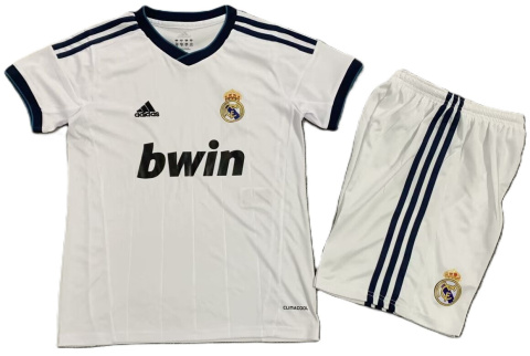 Piłkarski Komplet Strój Dziecięcy Real Madryt 2012/2013 Home Retro, Ronaldo Piłkarski Komplet Strój Dziecięcy Real Madryt 2012/2013 Home Retro, Ronaldo