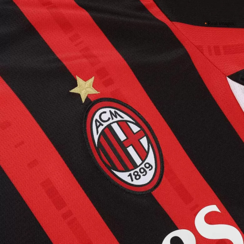 Koszulka Piłkarska AC Milan 2024/2025 Home Fan, Rafael Leao Koszulka Piłkarska AC Milan 2024/2025 Home Fan, Rafael Leao