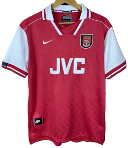 Koszulka Piłkarska Arsenal Londyn 1997/1998 Home Retro, #10 Bergkamp
