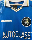 Koszulka Piłkarska Chelsea Londyn 1998/1999 Home Retro, Zola, Vialli Koszulka Piłkarska Chelsea Londyn 1998/1999 Home Retro, Zola, Vialli