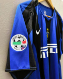 Koszulka Piłkarska Inter Mediolan 2004/2005 Home Retro, Adriano, Vieri Koszulka Piłkarska Inter Mediolan 2004/2005 Home Retro, Adriano, Vieri