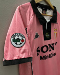 Koszulka Piłkarska Juventus Turyn 1997/1998 Pink Retro, Del Piero, Zidane Koszulka Piłkarska Juventus Turyn 1997/1998 Pink Retro, Del Piero, Zidane
