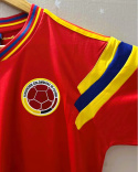 Koszulka Piłkarska Kolumbia 1990 MŚ Away Retro Retro, Valderrama Koszulka Piłkarska Kolumbia 1990 MŚ Away Retro Retro, Valderrama