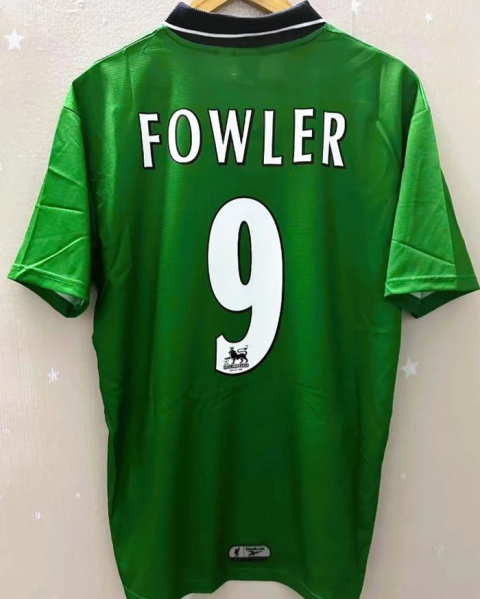 Koszulka Piłkarska Liverpool FC 1999/2000 Away Retro, Fowler Koszulka Piłkarska Liverpool FC 1999/2000 Away Retro, Fowler