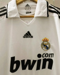Koszulka Piłkarska Real Madryt 2008/2009 Home Retro, Sergio Ramos