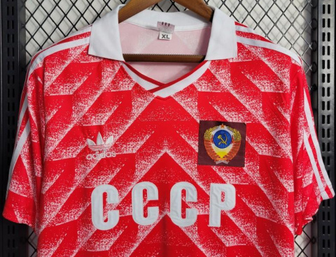 Koszulka Piłkarska Związek Radziecki/USSR Euro 1988 Home Retro Koszulka Piłkarska Związek Radziecki/USSR Euro 1988 Home Retro