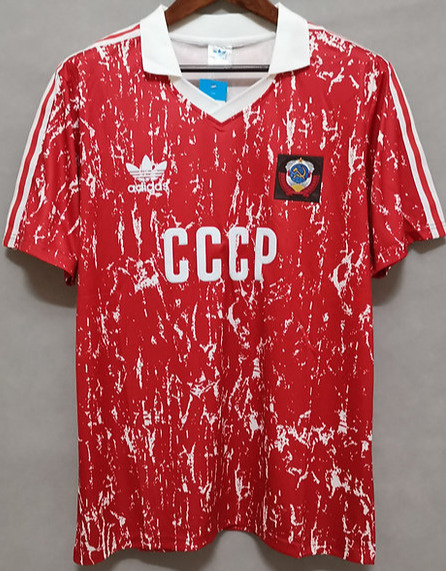 Koszulka Piłkarska Związek Radziecki/USSR MŚ 1990 Home Retro Koszulka Piłkarska Związek Radziecki/USSR MŚ 1990 Home Retro