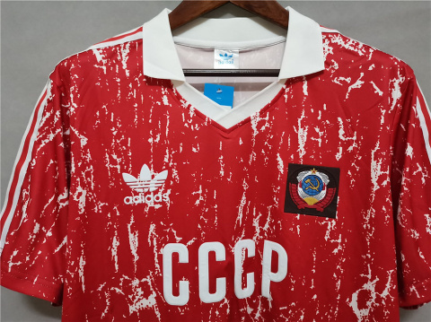 Koszulka Piłkarska Związek Radziecki/USSR MŚ 1990 Home Retro Koszulka Piłkarska Związek Radziecki/USSR MŚ 1990 Home Retro
