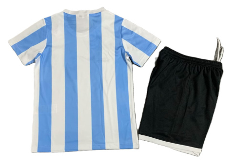 Piłkarski Komplet Strój Dziecięcy Argentyna 1986 Home MŚ Retro, Maradona Piłkarski Komplet Strój Dziecięcy Argentyna 1986 Home MŚ Retro, Maradona