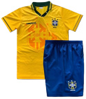 Piłkarski Komplet Strój Dziecięcy Brazylia 1994 MŚ Retro, Romario, Bebeto Piłkarski Komplet Strój Dziecięcy Brazylia 1994 MŚ Retro, Romario, Bebeto