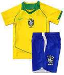 Piłkarski Komplet Strój Dziecięcy Brazylia 2004 Home Retro, Ronaldinho, Ronaldo Piłkarski Komplet Strój Dziecięcy Brazylia 2004 Home Retro, Ronaldinho, Ronaldo