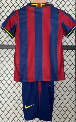 Piłkarski Komplet Strój Dziecięcy FC Barcelona 2009/2010 Home Retro, Messi