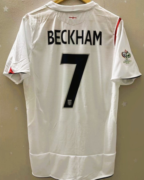 Koszulka Piłkarska Anglia MŚ 2006 Home Retro, Rooney, Beckham, Scholes Koszulka Piłkarska Anglia MŚ 2006 Home Retro, Rooney, Beckham, Scholes