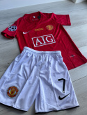 Komplet Piłkarski Dziecięcy Manchester United Home FINAL 2008 Retro, Ronaldo Komplet Piłkarski Dziecięcy Manchester United Home FINAL 2008 Retro, Ronaldo