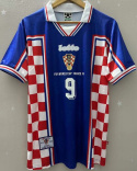 Koszulka Piłkarska Chorwacja MŚ 1998 Away Retro, SUKER, BOBAN Koszulka Piłkarska Chorwacja MŚ 1998 Away Retro, SUKER, BOBAN