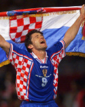 Koszulka Piłkarska Chorwacja MŚ 1998 Away Retro Koszulka Piłkarska Chorwacja MŚ 1998 Away Retro
