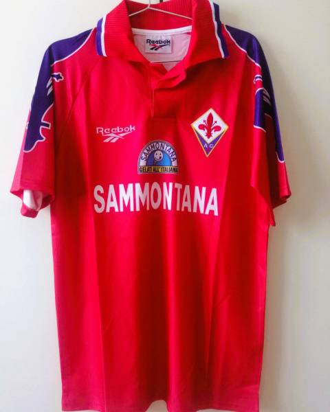 Koszulka Piłkarska AC Fiorentina 1995/1996 3rd Retro, Batistuta, Rui Costa Koszulka Piłkarska AC Fiorentina 1995/1996 3rd Retro, Batistuta, Rui Costa