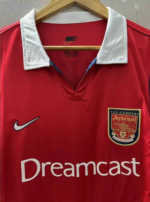 Koszulka Piłkarska ARSENAL LONDYN 1999/2000 Home Retro, #10 Bergkamp Koszulka Piłkarska ARSENAL LONDYN 1999/2000 Home Retro, #10 Bergkamp