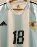 Koszulka Piłkarska Argentyna 2004/2005 Home Retro, Messi Koszulka Piłkarska Argentyna 2004/2005 Home Retro, Messi