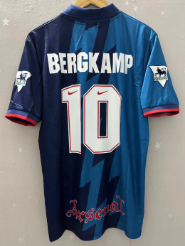 Koszulka Piłkarska Arsenal Londyn 1995/1996 Away Retro, #10 Bergkamp