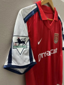 Koszulka Piłkarska Arsenal Londyn 2000/2001 Home Retro, Henry, Bergkamp, Vieira Koszulka Piłkarska Arsenal Londyn 2000/2001 Home Retro, Henry, Bergkamp, Vieira