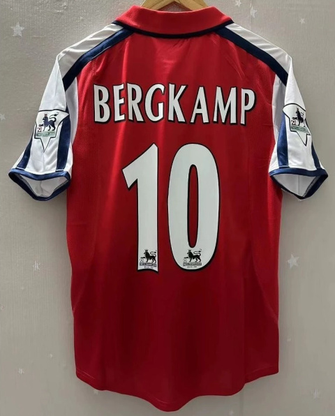 Koszulka Piłkarska Arsenal Londyn 2000/2001 Home Retro, Henry, Bergkamp, Vieira Koszulka Piłkarska Arsenal Londyn 2000/2001 Home Retro, Henry, Bergkamp, Vieira