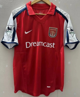 Koszulka Piłkarska Arsenal Londyn 2000/2001 Home Retro, Henry, Bergkamp, Vieira