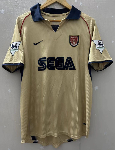 Koszulka Piłkarska Arsenal Londyn 2001/2002 Away Retro, #10 Bergkamp Koszulka Piłkarska Arsenal Londyn 2001/2002 Away Retro, #10 Bergkamp