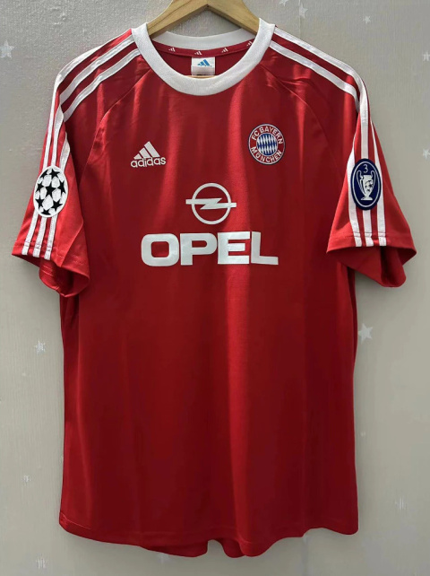 Koszulka Piłkarska Bayern Monachium 2000/2001 UCL Home Retro, Elber, Scholl, Matthaus Koszulka Piłkarska Bayern Monachium 2000/2001 UCL Home Retro, Elber, Scholl, Matthaus