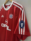 Koszulka Piłkarska Bayern Monachium 2000/2001 UCL Home Retro, Elber, Scholl, Matthaus Koszulka Piłkarska Bayern Monachium 2000/2001 UCL Home Retro, Elber, Scholl, Matthaus