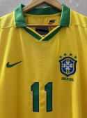 Koszulka Piłkarska Brazylia 1997 Home Retro, #11 Romario Koszulka Piłkarska Brazylia 1997 Home Retro, #11 Romario