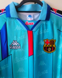 Koszulka Piłkarska FC Barcelona 1996/1997 Retro Wyjazdowa, Ronaldo, Guardiola, Figo Koszulka Piłkarska FC Barcelona 1996/1997 Retro Wyjazdowa, Ronaldo, Guardiola, Figo