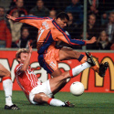 Koszulka Piłkarska FC Barcelona 1997/1998 Away Cup Retro Koszulka Piłkarska FC Barcelona 1997/1998 Away Cup Retro