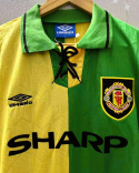 Koszulka Piłkarska Manchester United 1992/1994 Away Retro, Beckham, Giggs, Cantona, Scholes Koszulka Piłkarska Manchester United 1992/1994 Away Retro, Beckham, Giggs, Cantona, Scholes